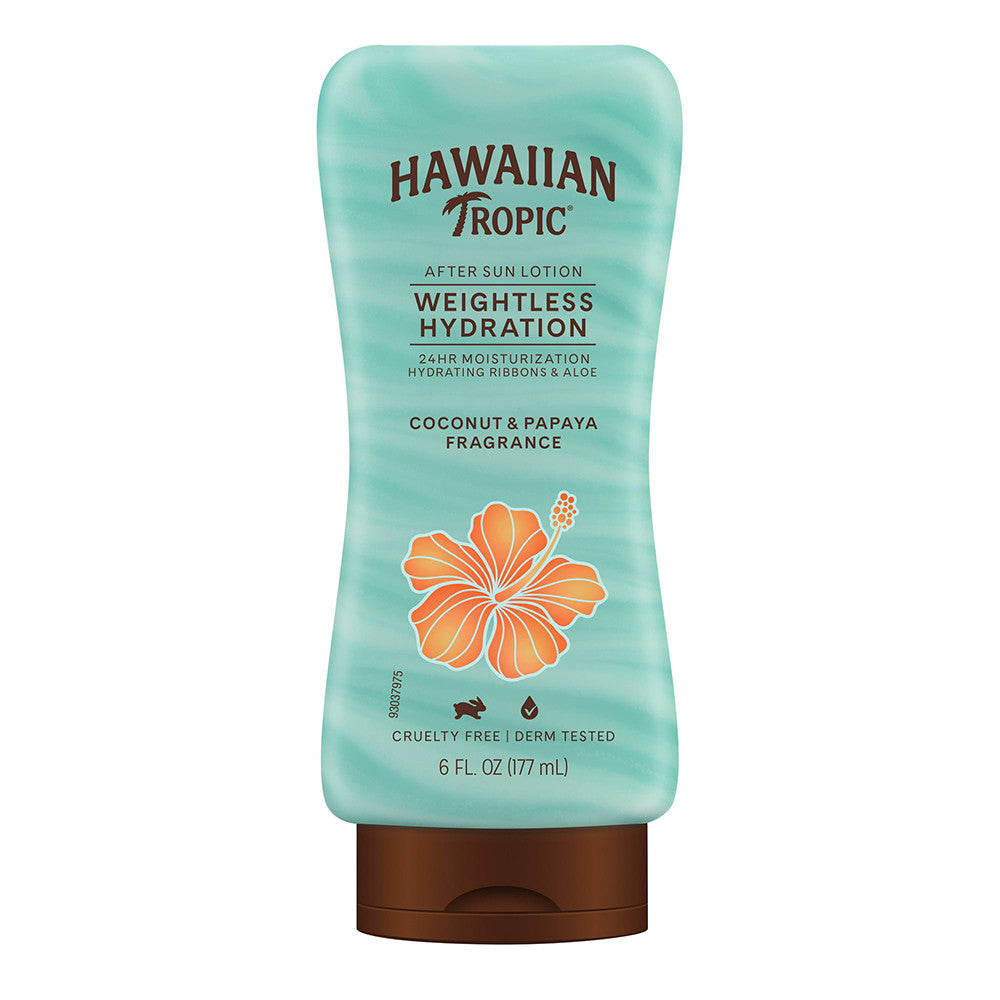Hawaiian Tropic Silk Hydration After Sun Lotion, Coconut Papaya Fragrance, 6 Oz